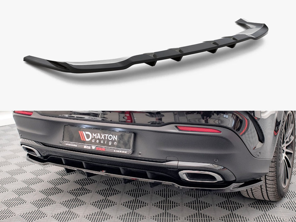 Maxton Design Rear Splitter (Vertical Bars) Mercedes-Benz GLE Coupe AMG-Line C167 / C167 Facelift - ME-GLE-C167-AMGLINE-RD1G+RD2G - Image 1
