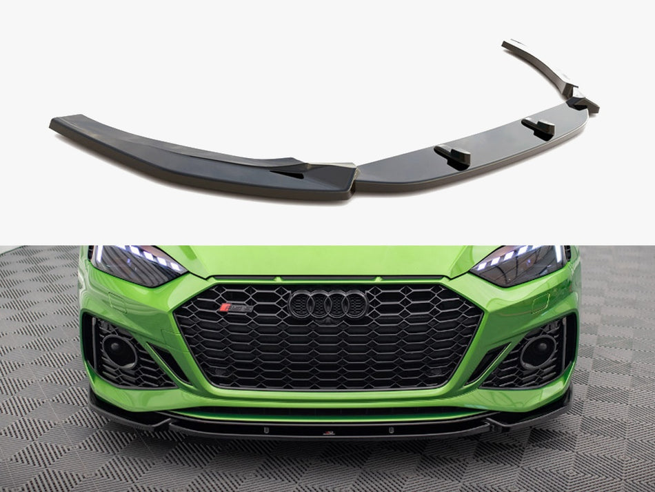 Maxton Design Front Splitter V.2 Audi RS5 F5 Facelift - AU-RS5-2F-FD2G - Image 1