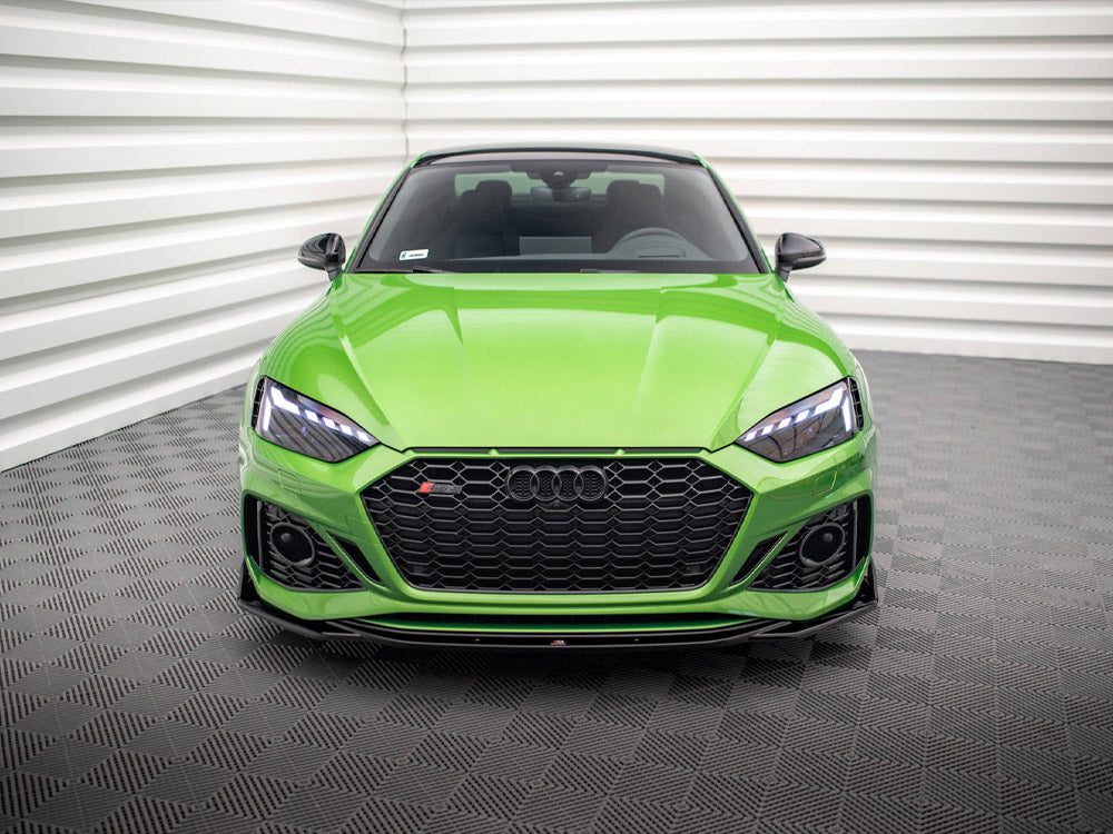 Maxton Design Front Splitter V.1 + Flaps Audi RS5 F5 Facelift - AU-RS5-2F-FD1G+FSF - Image 3