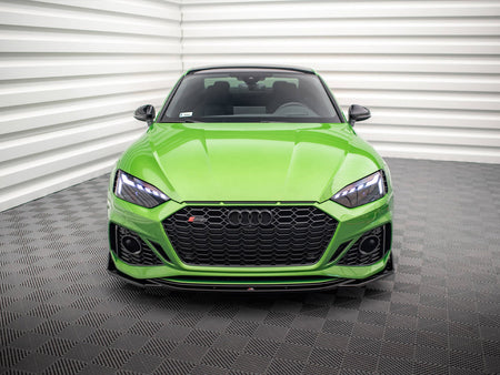 Maxton Design Front Splitter V.1 + Flaps Audi RS5 F5 Facelift - AU-RS5-2F-FD1G+FSF - Image 3