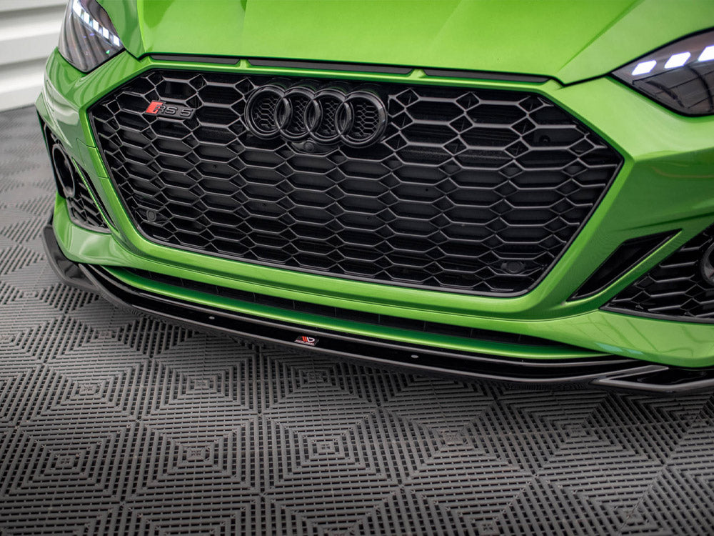 Maxton Design Front Splitter V.1 + Flaps Audi RS5 F5 Facelift - AU-RS5-2F-FD1G+FSF - Image 4