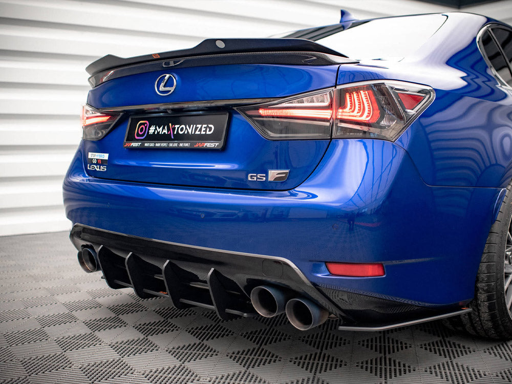 Maxton Design Street PRO Rear Diffuser Lexus GS F Mk4 Facelift - LEGSF4FCNC-RS1B - Image 3