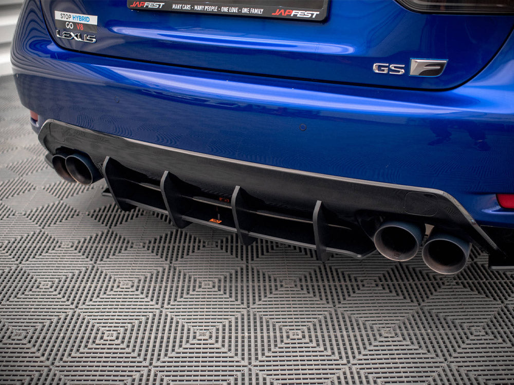 Maxton Design Street PRO Rear Diffuser Lexus GS F Mk4 Facelift - LEGSF4FCNC-RS1B - Image 4