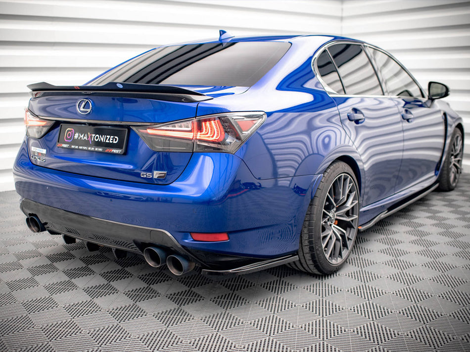 Maxton Design Rear Side Splitters Lexus GS F Mk4 Facelift - LE-GSF-4F-RSD1G - Image 2