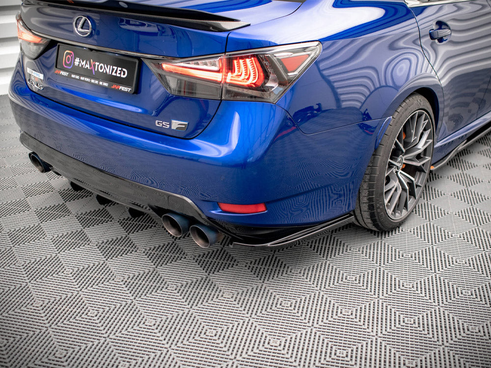 Maxton Design Rear Side Splitters Lexus GS F Mk4 Facelift - LE-GSF-4F-RSD1G - Image 3
