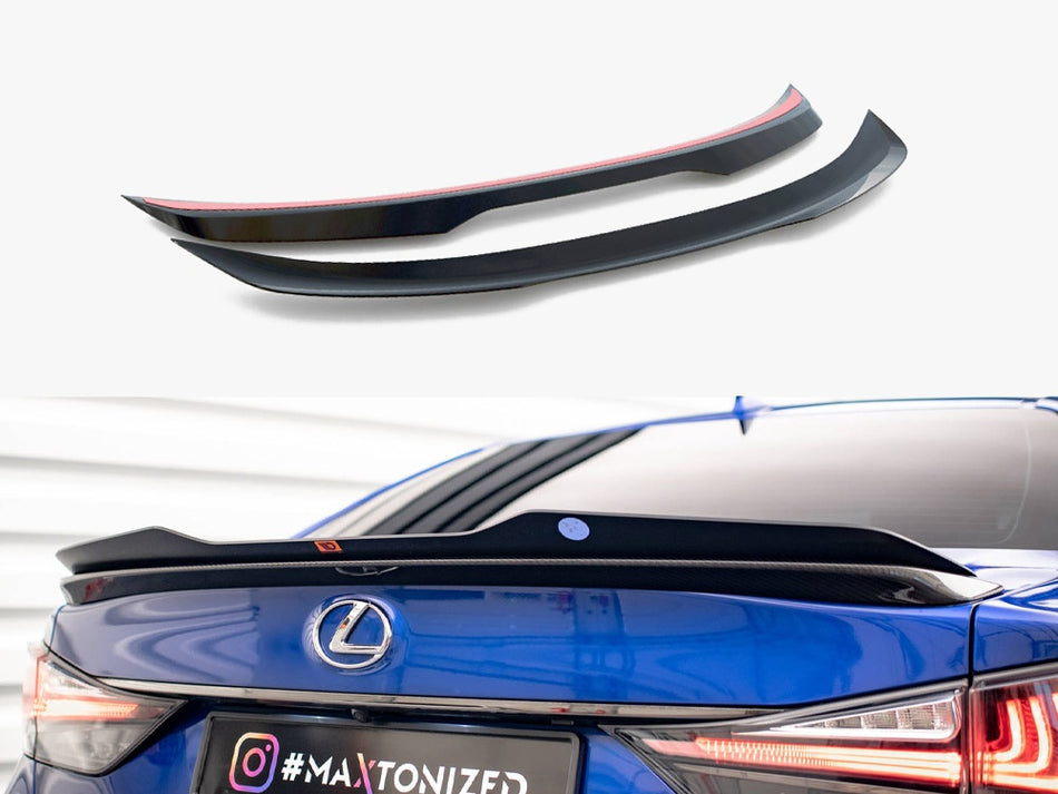 Maxton Design Spoiler CAP Lexus GS F Mk4 Facelift - LE-GSF-4F-CAP1G - Image 1