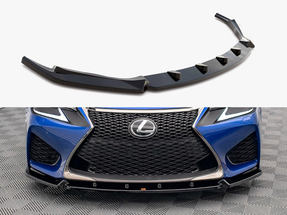 Maxton Design Front Splitter V.1 Lexus GS F Mk4 Facelift - LE-GSF-4F-FD1G - Image 1