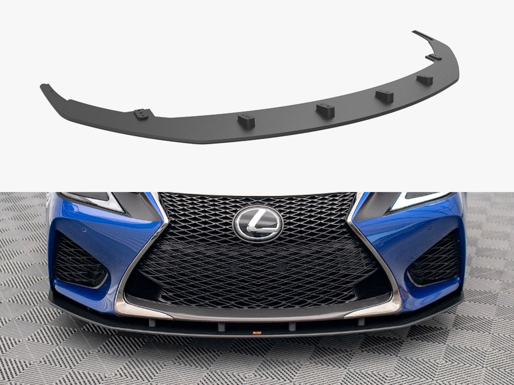 Maxton Design Street PRO Front Splitter Lexus GS F Mk4 Facelift - LEGSF4FCNC-FD1B - Image 1