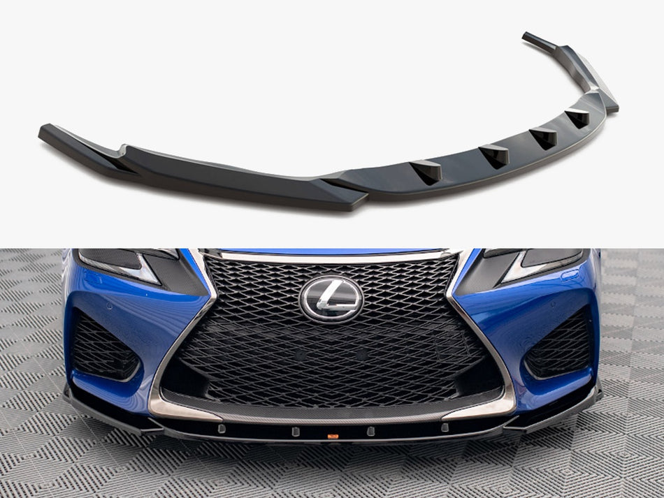 Maxton Design Front Splitter V.2 Lexus GS F Mk4 Facelift - LE-GSF-4F-FD2G - Image 1