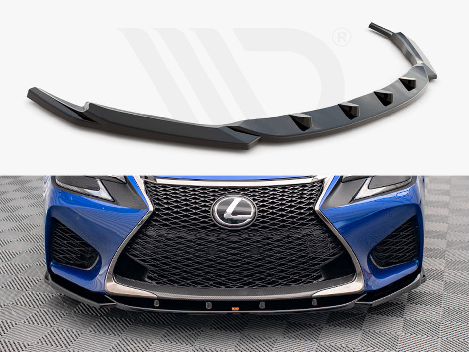 MAXTON DESIGN Front Splitter V.2 Lexus GS F Mk4 Facelift