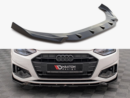 Maxton Design Front Splitter V.1 Audi A4 B9 Facelift - AU-A4-B9F-FD1G - Image 1