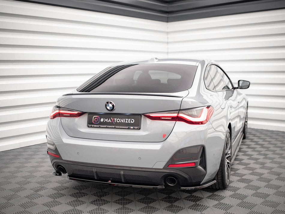Maxton Design Central Rear Splitter BMW 4 Gran Coupe M-Pack G26 - BM-4-G26-MPACK-GC-RD1G - Image 2