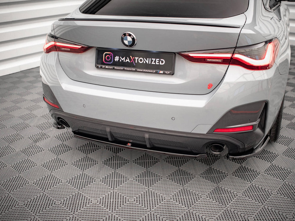 Maxton Design Central Rear Splitter BMW 4 Gran Coupe M-Pack G26 - BM-4-G26-MPACK-GC-RD1G - Image 3