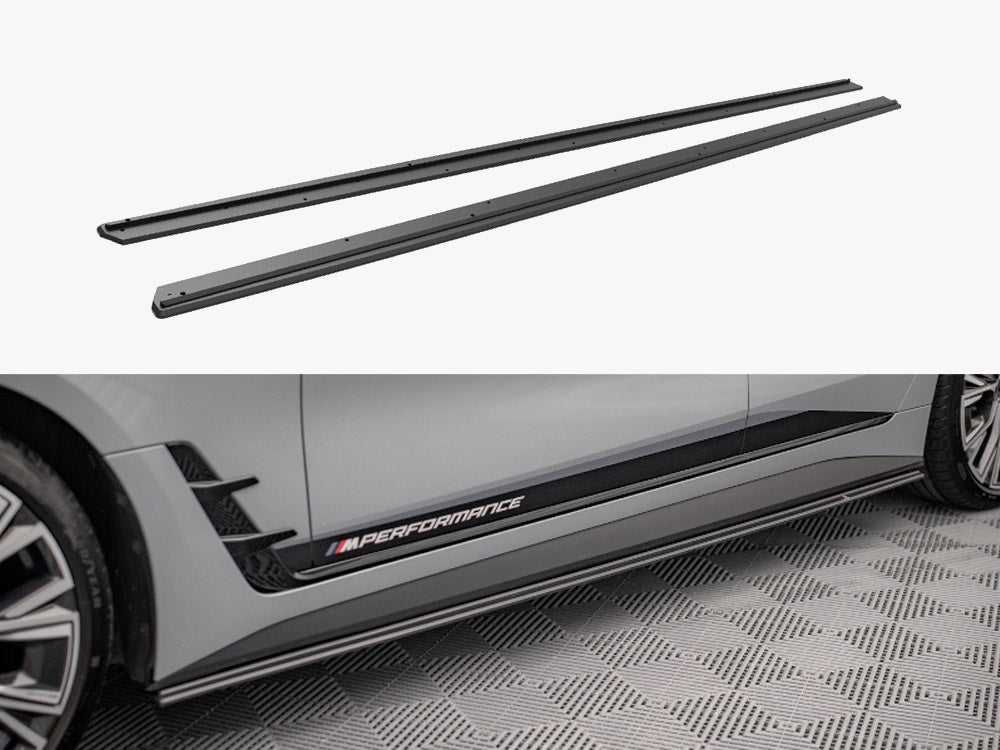 Maxton Design Street PRO Side Skirts Diffusers BMW 4 Gran Coupe M-Pack G26 - BM4G26MPACKGCCNC-SD1B - Image 1