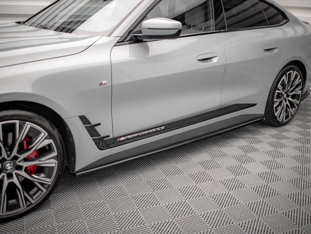 Maxton Design Side Skirts Diffusers V.1 BMW 4 Gran Coupe M-Pack / M440i G26 - BM-4-G26-MPACK-GC-SD1G - Image 4