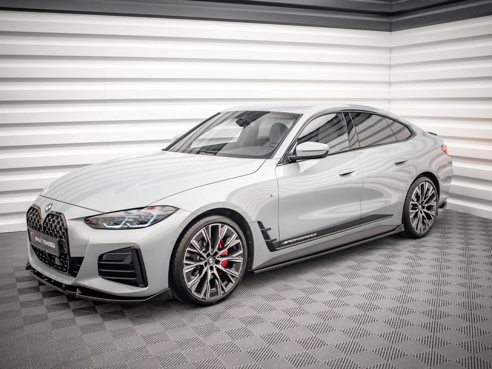 Maxton Design Side Skirts Diffusers V.2 BMW 4 Gran Coupe M-Pack / M440i G26 - BM-4-G26-MPACK-GC-SD2G - Image 2