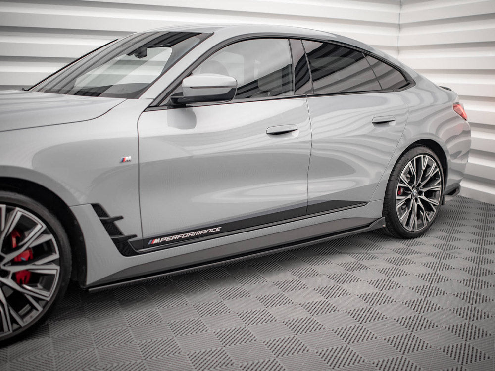 Maxton Design Side Skirts Diffusers V.2 BMW 4 Gran Coupe M-Pack / M440i G26 - BM-4-G26-MPACK-GC-SD2G - Image 3