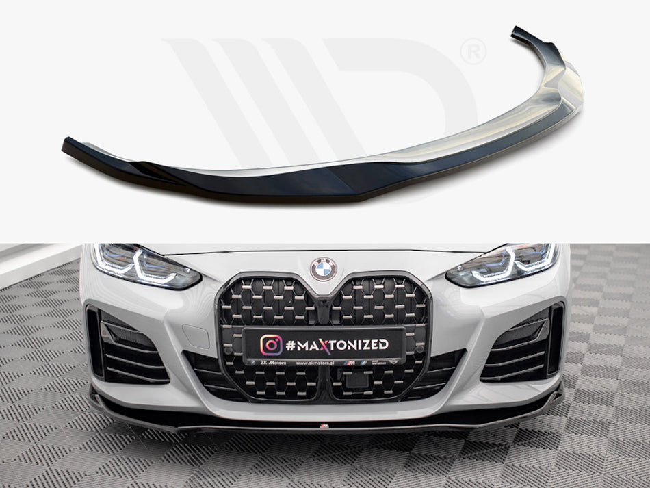 MAXTON DESIGN Front Splitter V.1 BMW 4 / i4 Gran Coupe M-Pack / M440i G26