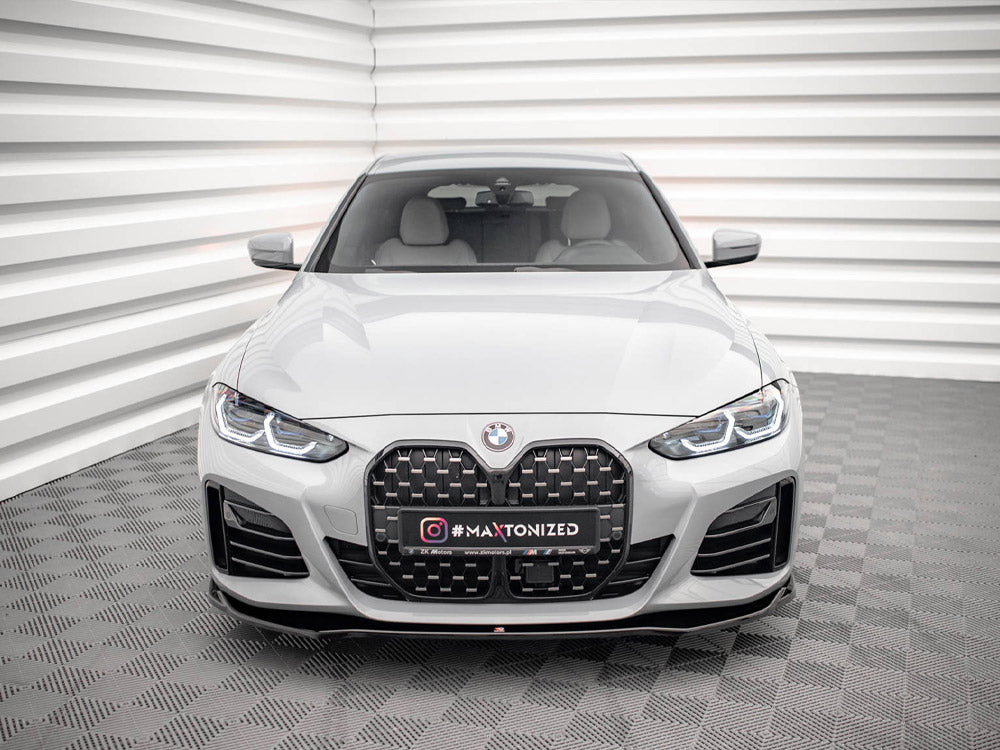 Maxton Design Front Splitter V.1 BMW 4 / i4 Gran Coupe M-Pack / M440i G26 - BM-4-G26-MPACK-GC-FD1G - Image 3