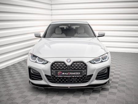 Maxton Design Front Splitter V.1 BMW 4 / i4 Gran Coupe M-Pack / M440i G26 - BM-4-G26-MPACK-GC-FD1G - Image 3