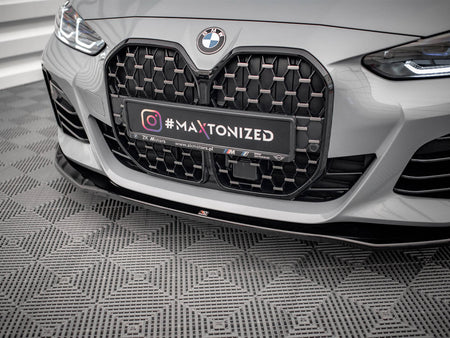 Maxton Design Front Splitter V.1 BMW 4 / i4 Gran Coupe M-Pack / M440i G26 - BM-4-G26-MPACK-GC-FD1G - Image 4