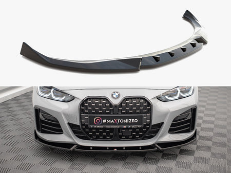 Maxton Design Front Splitter V.2 BMW 4 / i4 Gran Coupe M-Pack / M440i G26 - BM-4-G26-MPACK-GC-FD2G - Image 1