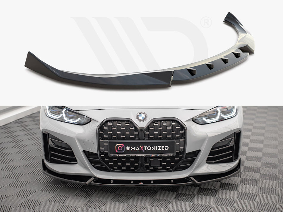 MAXTON DESIGN Front Splitter V.2 BMW 4 / i4 Gran Coupe M-Pack / M440i G26