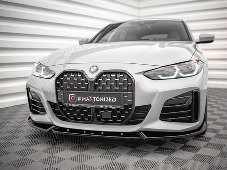 Maxton Design Front Splitter V.2 BMW 4 / i4 Gran Coupe M-Pack / M440i G26 - BM-4-G26-MPACK-GC-FD2G - Image 2