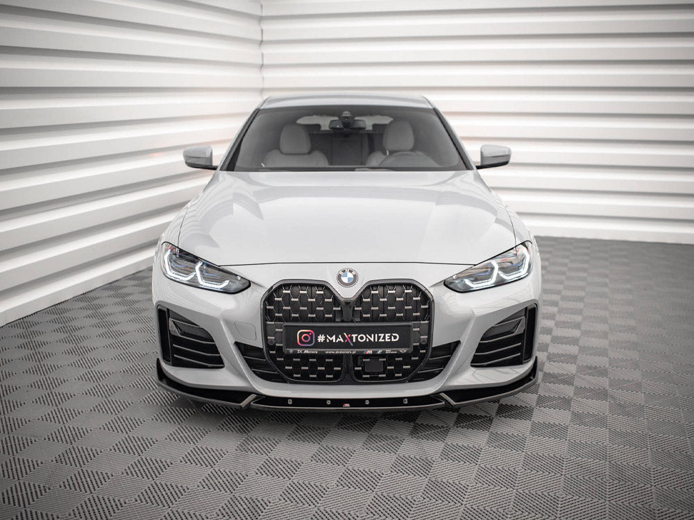 Maxton Design Front Splitter V.2 BMW 4 / i4 Gran Coupe M-Pack / M440i G26 - BM-4-G26-MPACK-GC-FD2G - Image 3