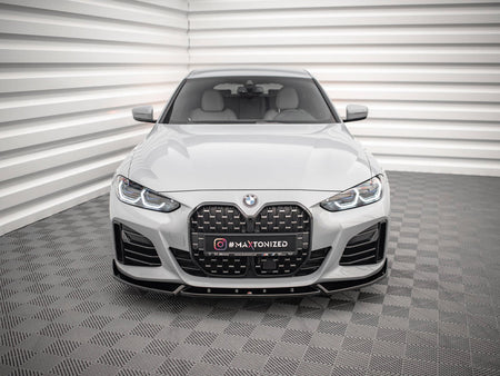Maxton Design Front Splitter V.2 BMW 4 / i4 Gran Coupe M-Pack / M440i G26 - BM-4-G26-MPACK-GC-FD2G - Image 3