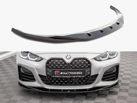 Maxton Design Front Splitter V.3 BMW 4 / i4 Gran Coupe M-Pack / M440i G26 - BM-4-G26-MPACK-GC-FD3G - Image 1