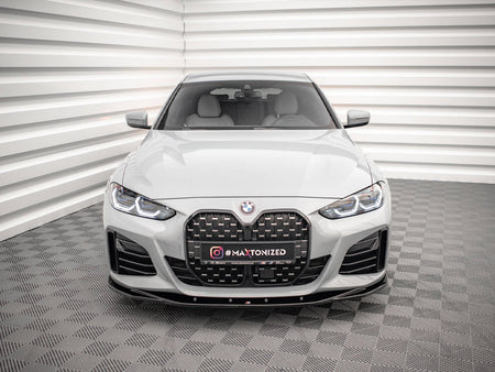 Maxton Design Front Splitter V.3 BMW 4 / i4 Gran Coupe M-Pack / M440i G26 - BM-4-G26-MPACK-GC-FD3G - Image 3