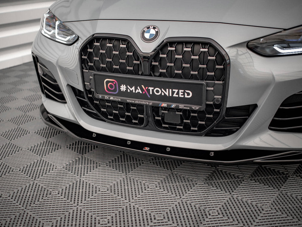 Maxton Design Front Splitter V.3 BMW 4 / i4 Gran Coupe M-Pack / M440i G26 - BM-4-G26-MPACK-GC-FD3G - Image 4