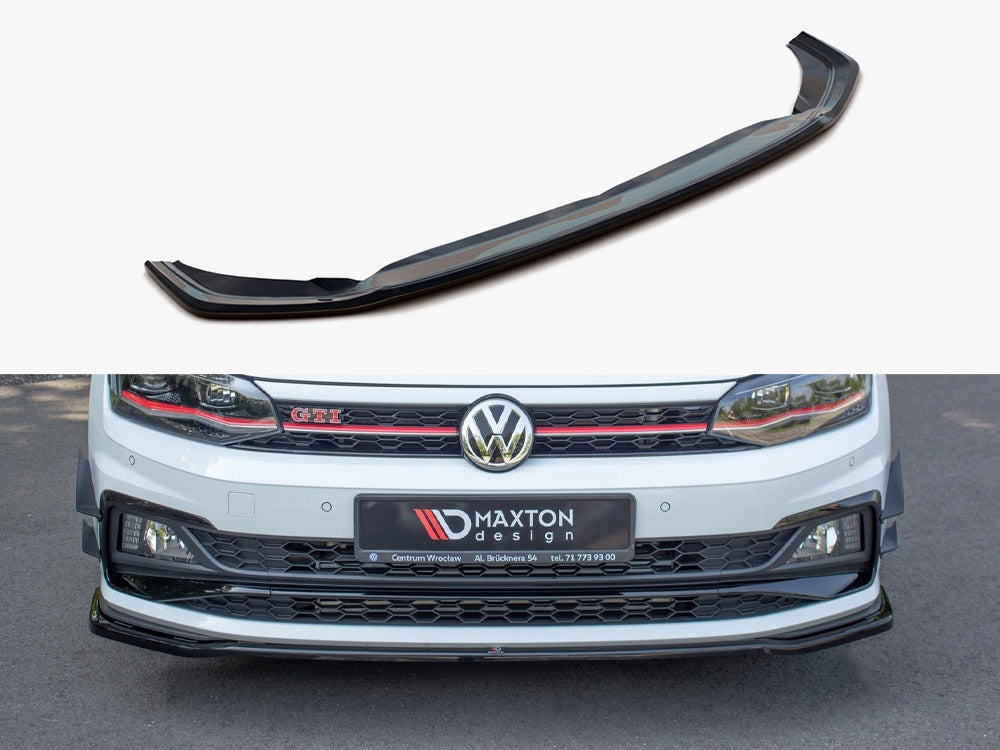 Maxton Design Front Splitter V.2 Volkswagen Polo GTI / R-Line Mk6 - VW-PO-6-GTI-FD2G - Image 1