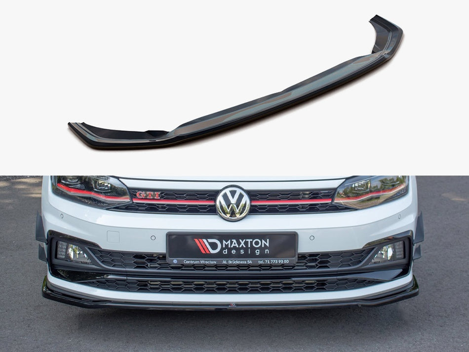 Maxton Design Front Splitter V.2 Volkswagen Polo GTI / R-Line Mk6 - VW-PO-6-GTI-FD2G - Image 1