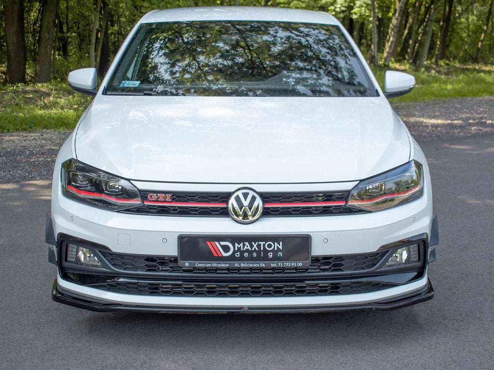Maxton Design Front Splitter V.2 Volkswagen Polo GTI / R-Line Mk6 - VW-PO-6-GTI-FD2G - Image 3