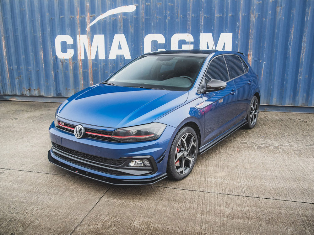 Maxton Design Street PRO Front Splitter VW Polo GTI Mk6 - VWPO6GTICNC-FD3B - Image 2
