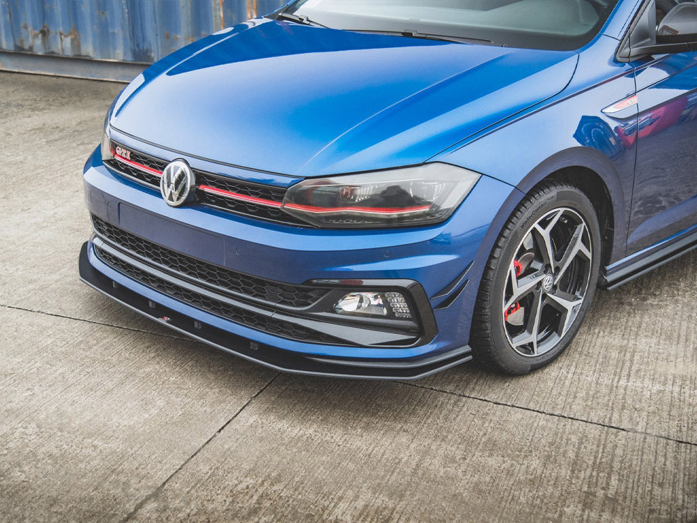 Maxton Design Street PRO Front Splitter VW Polo GTI Mk6 - VWPO6GTICNC-FD3B - Image 4