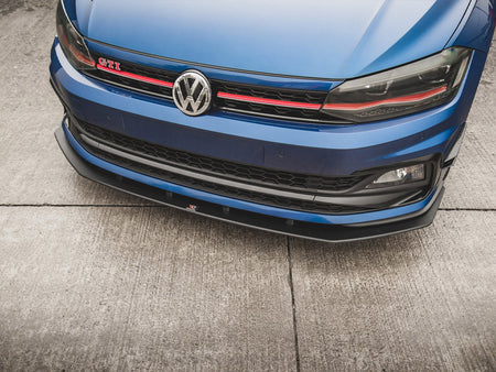 Maxton Design Street PRO Front Splitter VW Polo GTI Mk6 - VWPO6GTICNC-FD3B - Image 5