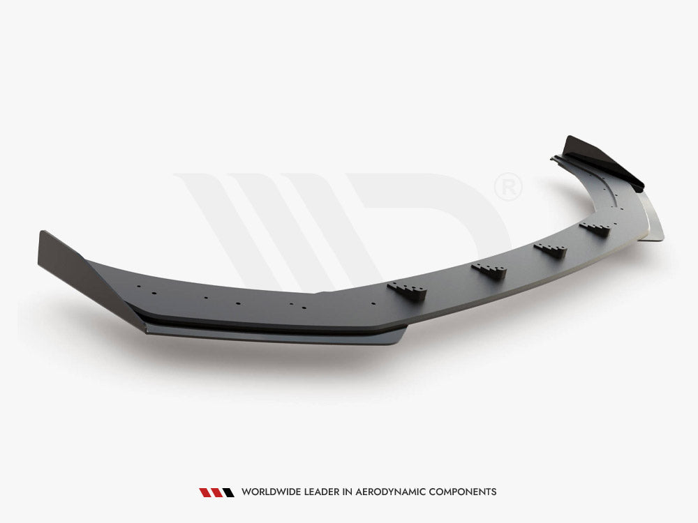 Maxton Design Street PRO Front Splitter + Flaps VW Polo GTI Mk6 - VWPO6GTICNC-FD3B+FSF1G - Image 6