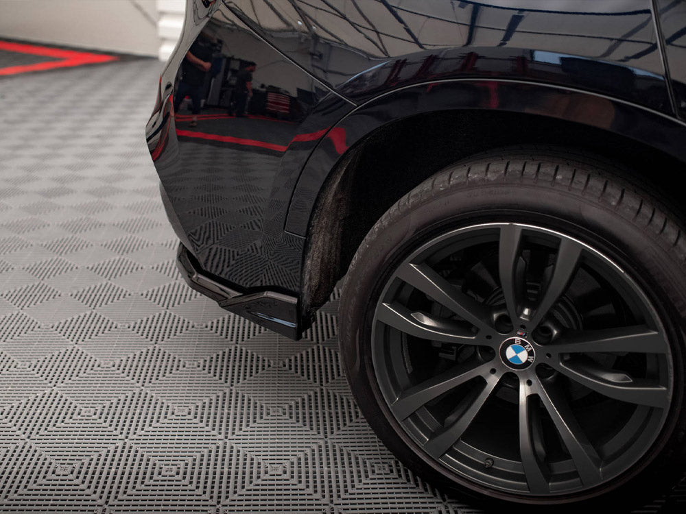 Maxton Design Central Rear Splitter (Vertical Bars) BMW X6 M Sport F16 - BM-X6-16-MPACK-RD1G+RD2G - Image 6