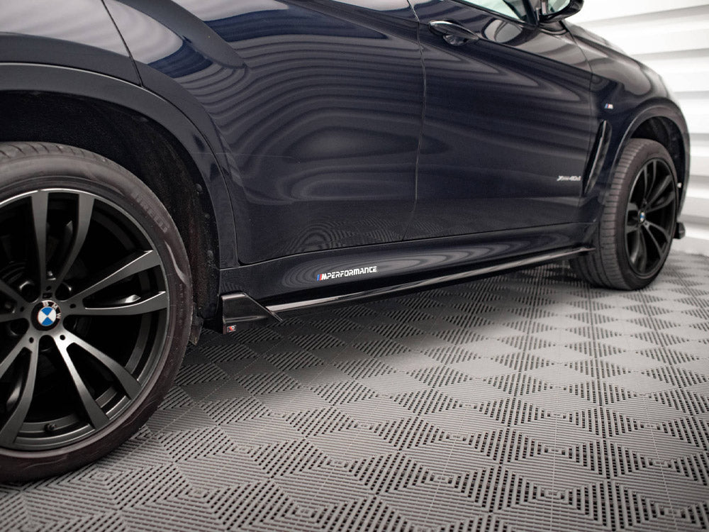 Maxton Design Side Skirts Diffusers V.2 BMW X6 M Sport F16 - BM-X6-16-MPACK-SD2G - Image 4