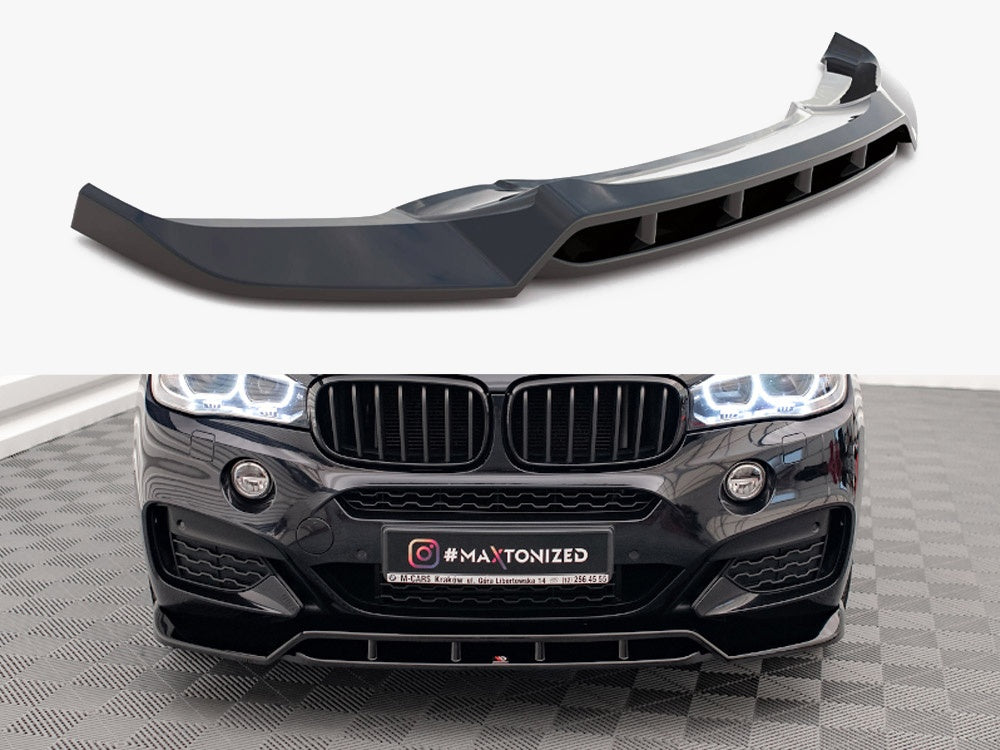 Maxton Design Front Splitter V.2 BMW X6 M Sport F16 - BM-X6-16-MPACK-FD2G+FD2RG - Image 1
