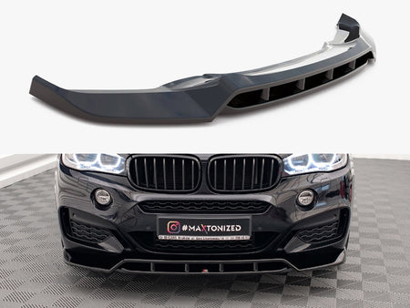 Maxton Design Front Splitter V.2 BMW X6 M Sport F16 - BM-X6-16-MPACK-FD2G+FD2RG - Image 1