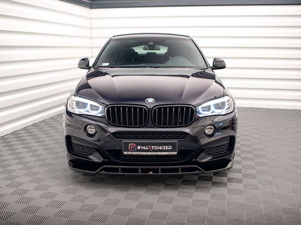 Maxton Design Front Splitter V.2 BMW X6 M Sport F16 - BM-X6-16-MPACK-FD2G+FD2RG - Image 3