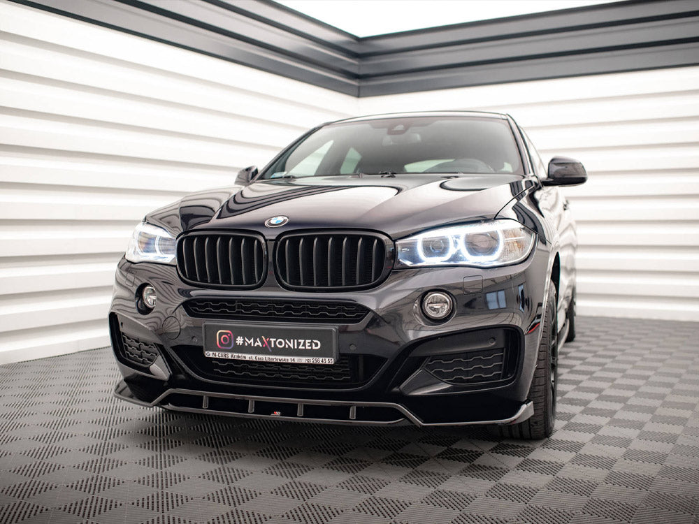 Maxton Design Front Splitter V.2 BMW X6 M Sport F16 - BM-X6-16-MPACK-FD2G+FD2RG - Image 2
