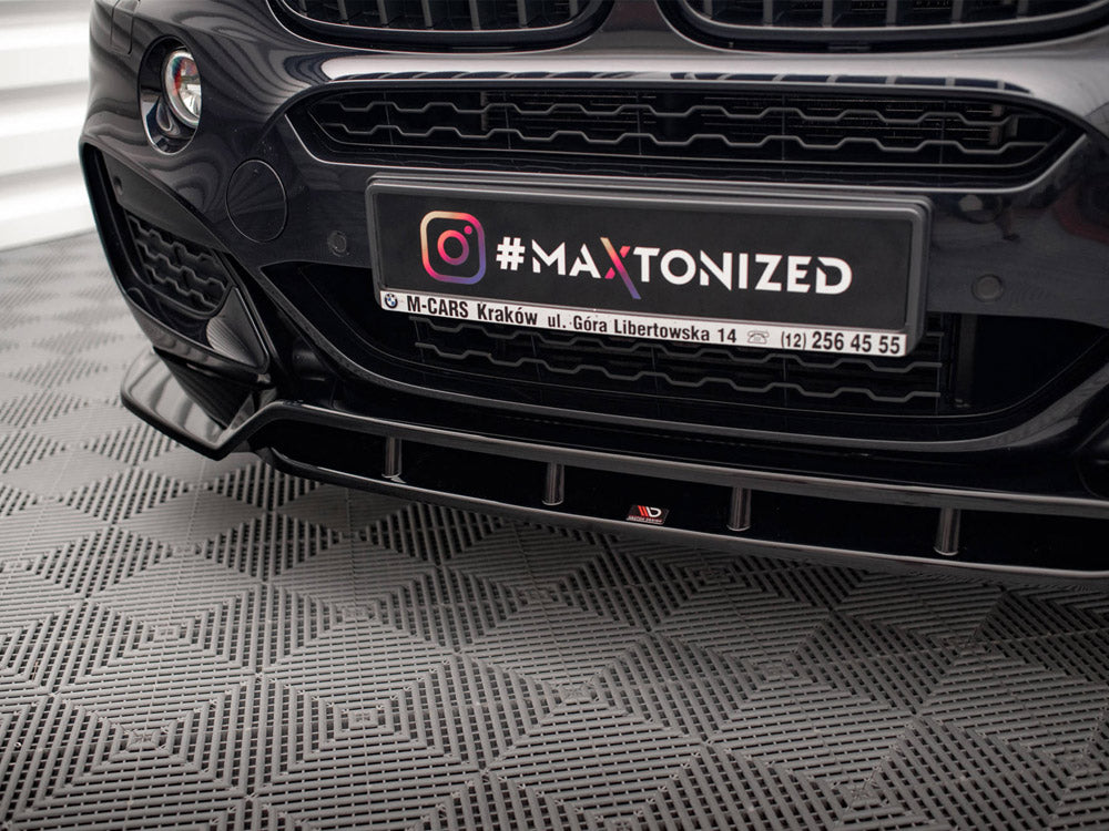 Maxton Design Front Splitter V.2 BMW X6 M Sport F16 - BM-X6-16-MPACK-FD2G+FD2RG - Image 4