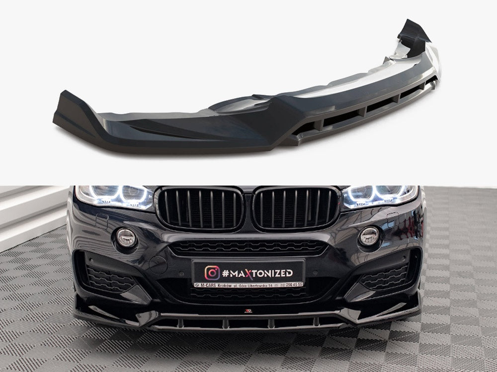 Maxton Design Front Splitter V.3 BMW X6 M Sport F16 - BM-X6-16-MPACK-FD3G+FD3RG - Image 1