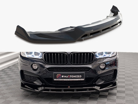 Maxton Design Front Splitter V.3 BMW X6 M Sport F16 - BM-X6-16-MPACK-FD3G+FD3RG - Image 1