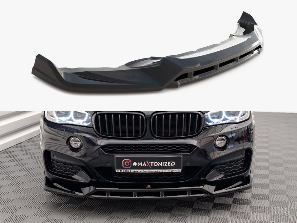 Maxton Design Front Splitter V.3 BMW X6 M Sport F16 - BM-X6-16-MPACK-FD3G+FD3RG - Image 1